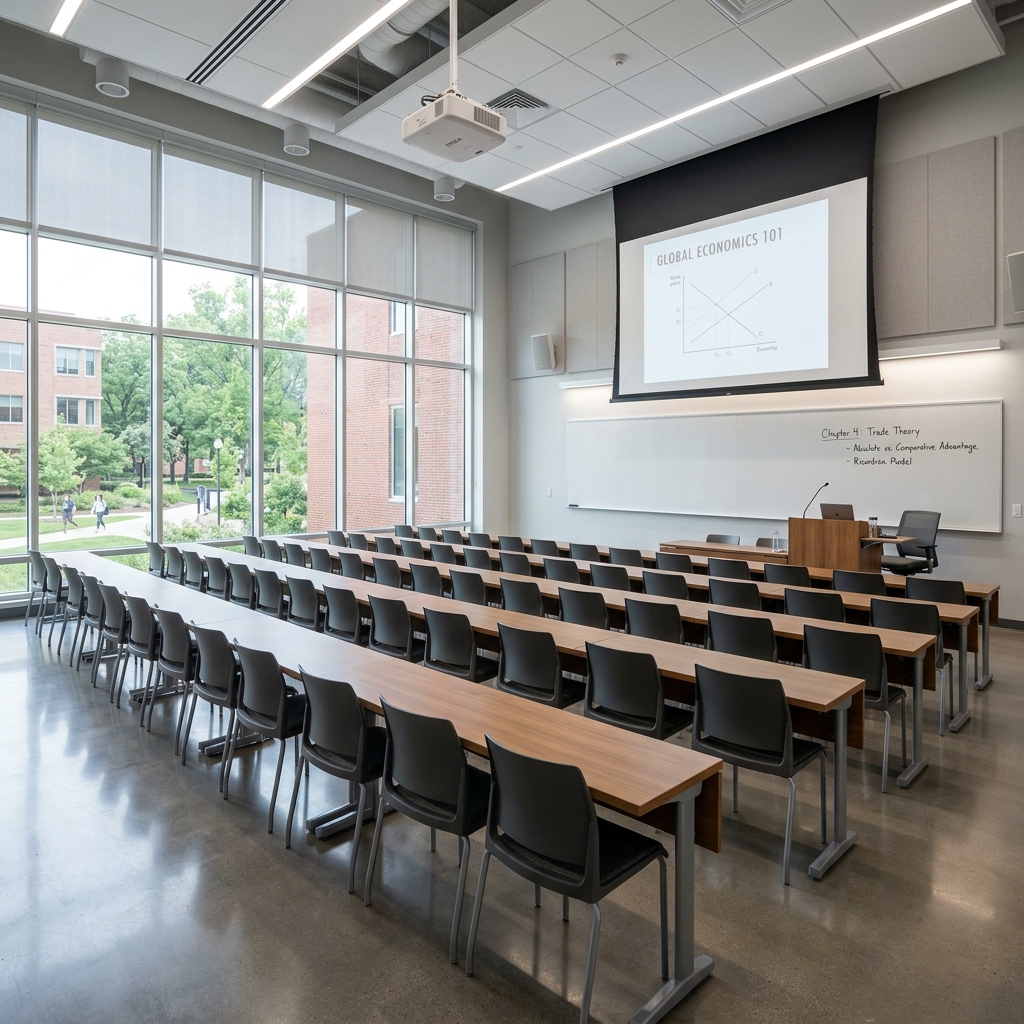 College classroom training session